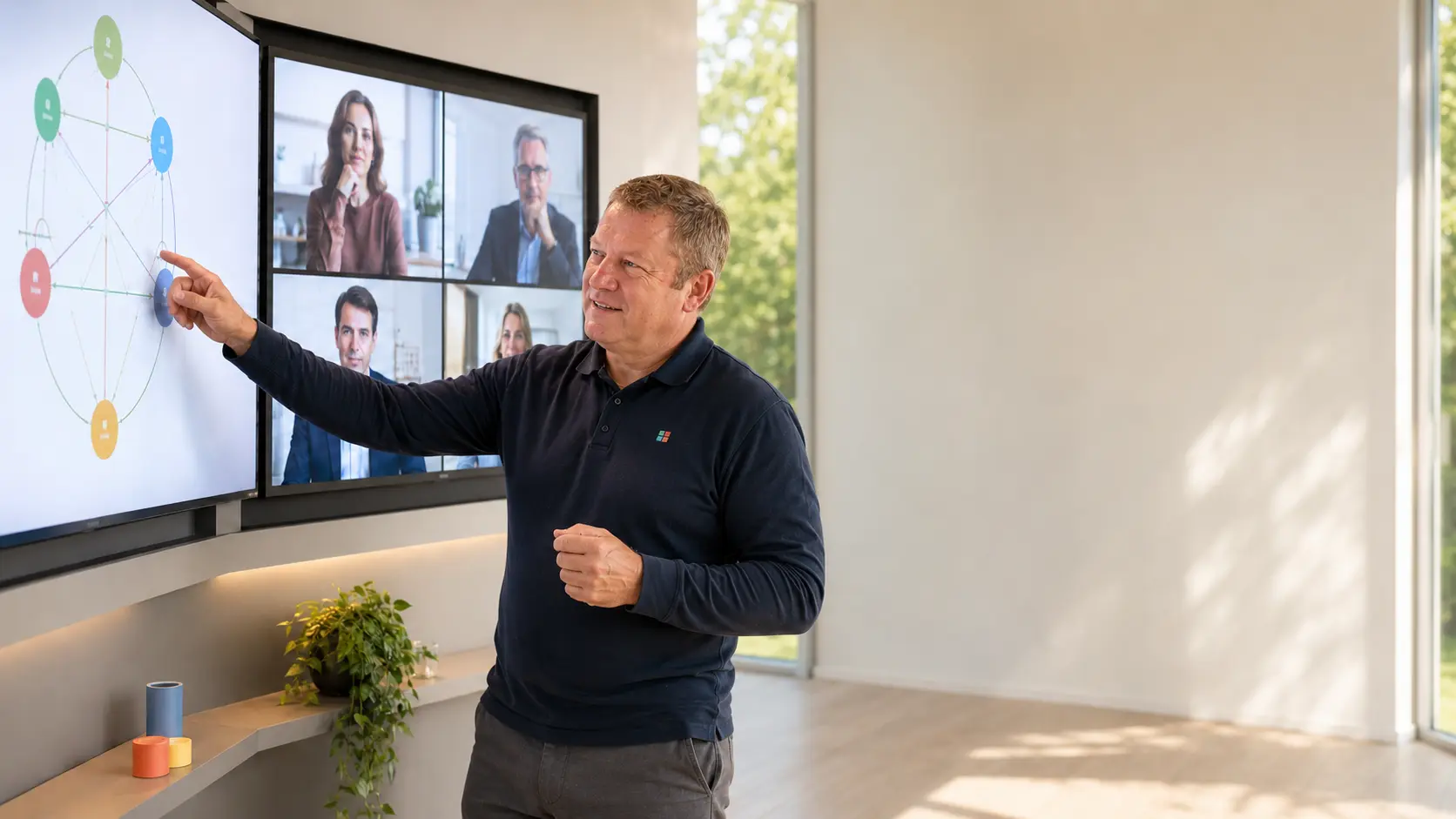Stefan Müller moderiert ein interaktives Online-Seminar der CTPM Academy